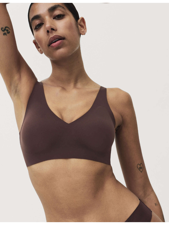 Marks & Spencer Nevidni Body Invisibles™ skrajšan vrh brez kostic (A–E) Marks & Spencer rjava