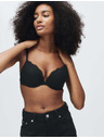 Marks & Spencer Čipkasti push-up dekolte nedrček Jasmine s kosticami, (vel. A–E) Marks & Spencer črna