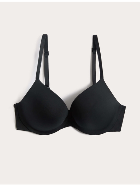 Marks & Spencer Nevidni Body Invisibles™ dekolte push-up nedrček s kosticami, (A–E) Marks & Spencer črna