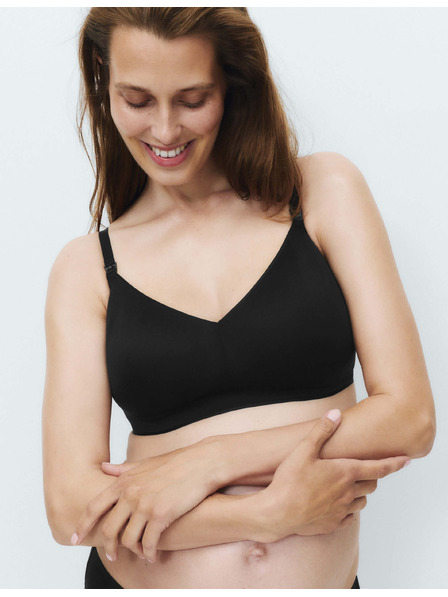 Marks & Spencer Nosečniški nevidni Body Invisibles™ dojilni nedrček brez kosti (A–H) Marks & Spencer črna