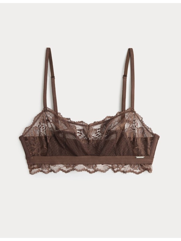 Marks & Spencer Čipkasti braleta Savannah brez kosti Marks & Spencer rjava