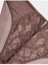Marks & Spencer Čipkaste tangas Savannah z visokim pasom Marks & Spencer rjava