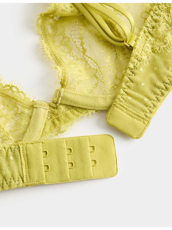 Marks & Spencer Čipkasti prsni nedrček Ida s kostmi, vel. A–E Marks & Spencer zelen