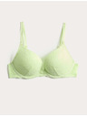 Marks & Spencer Čipkasti push-up prsni nedrček Ida s kostmi (A–E) Marks & Spencer zelen