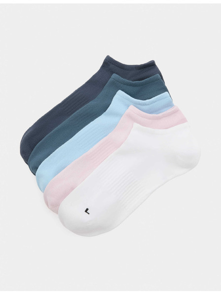 Marks & Spencer Kratke nogavice Trainer Liners™ iz mikrovlakna, 5 kos Marks & Spencer rozna