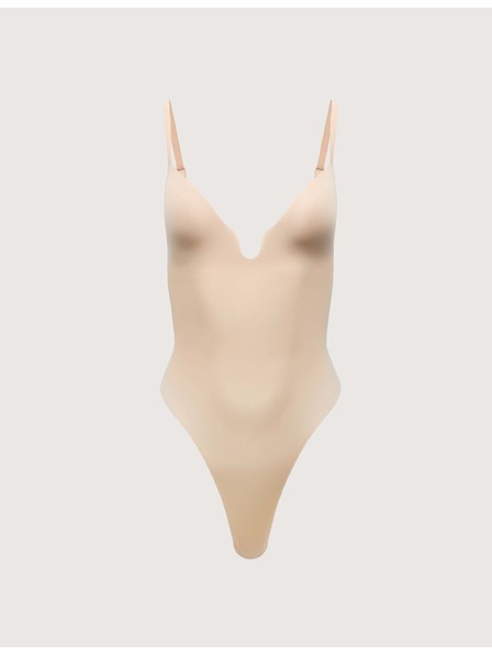 Marks & Spencer Nevidni Body Invisibles™ oblikujočega body s globokejšim izrezom (A-DD) Marks & Spencer bež