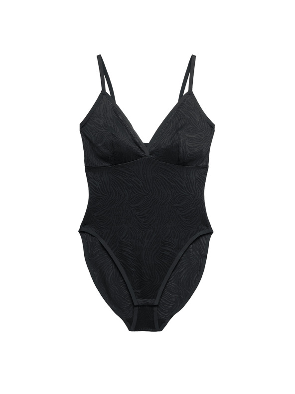Marks & Spencer Body s čipko oblikujočo telo Marks & Spencer črna