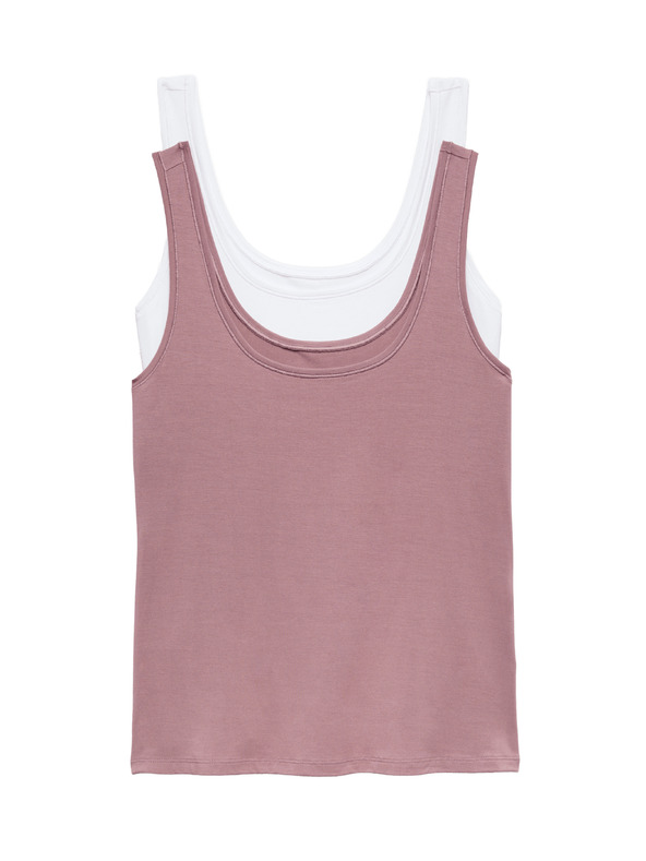 Marks & Spencer 2 telesi Flexifit™ z visokim deležem modala Marks & Spencer roza