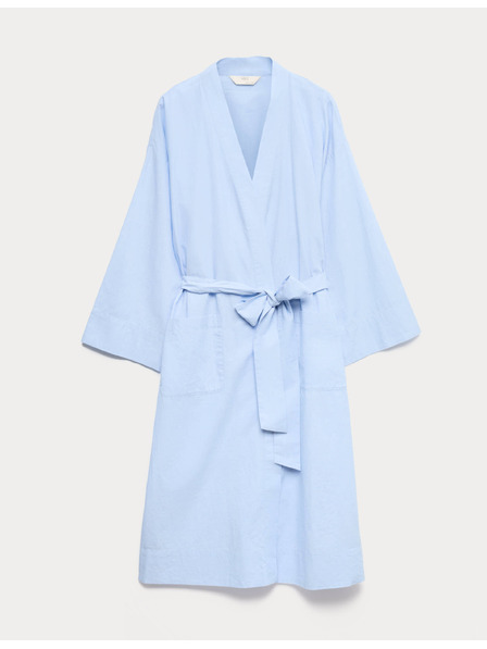 Marks & Spencer Odeja iz materiala chambray iz čiste bombaže Marks & Spencer modra