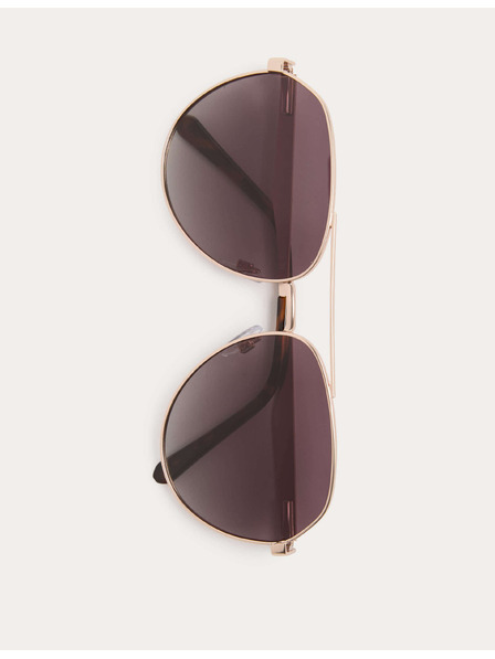 Marks & Spencer Kovinskih polarizirani sončna očala v slogu Aviator Marks & Spencer zlata