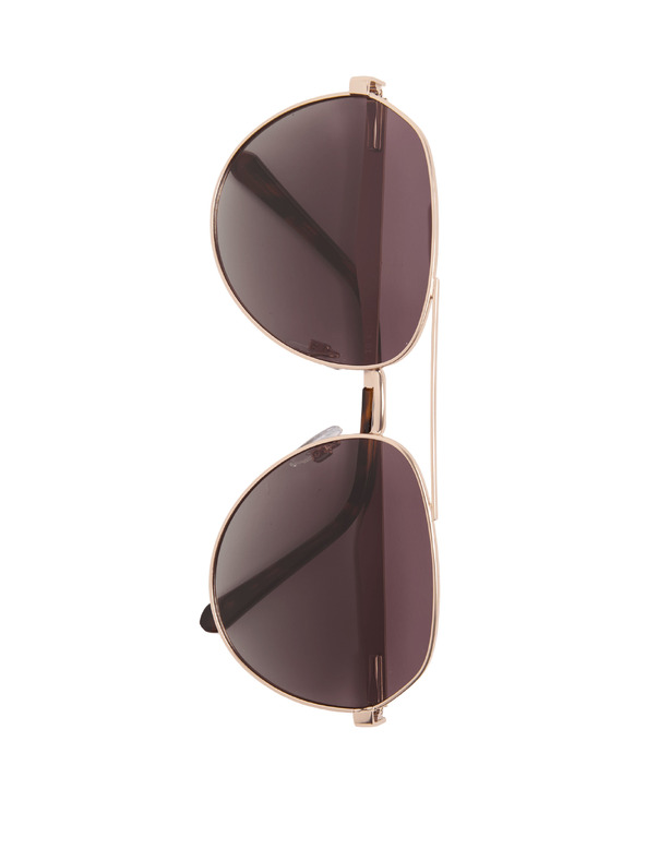Marks & Spencer Kovinskih polarizirani sončna očala v slogu Aviator Marks & Spencer zlata