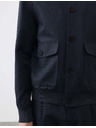 Marks & Spencer Bomber iz mešanice bombaža Marks & Spencer modra