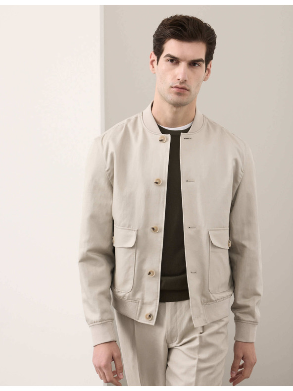 Marks & Spencer Bomber iz mešanice bombaža Marks & Spencer bežna