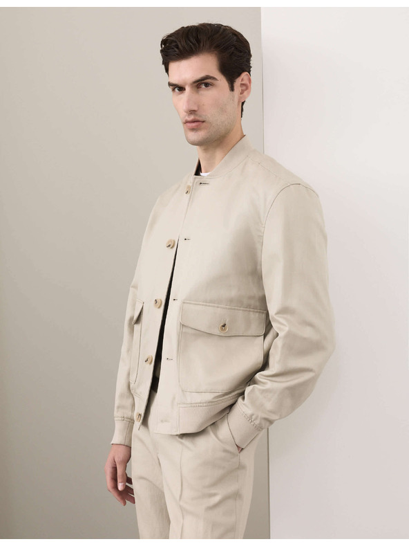 Marks & Spencer Bomber iz mešanice bombaža Marks & Spencer bežna
