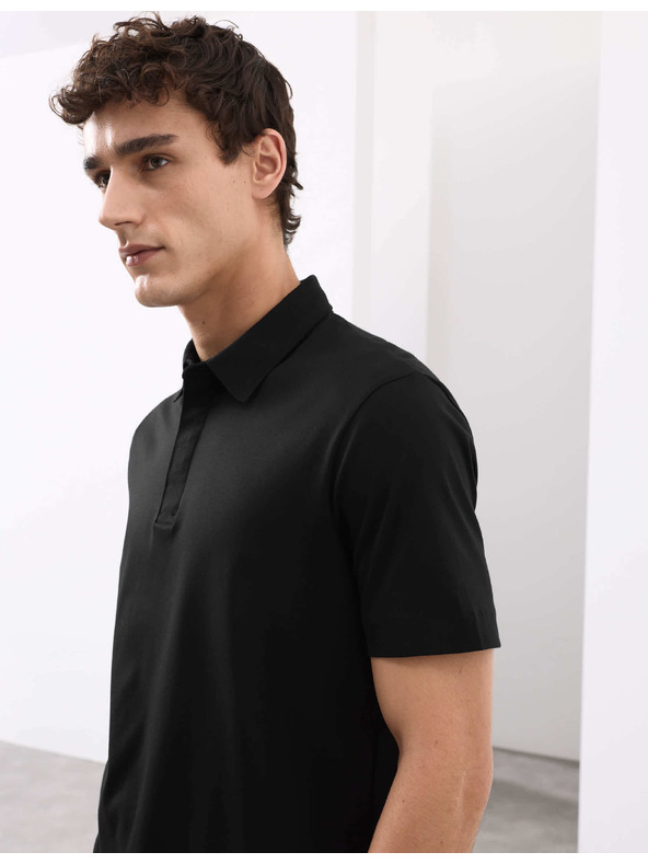Marks & Spencer Polokošulja iz čistega bombaža Supima® Marks & Spencer črna