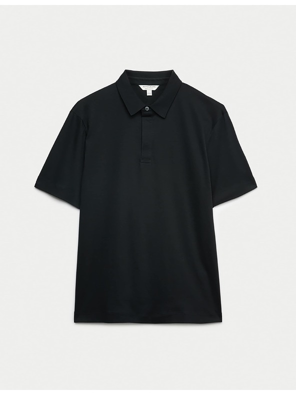 Marks & Spencer Polokošulja iz čistega bombaža Supima® Marks & Spencer črna