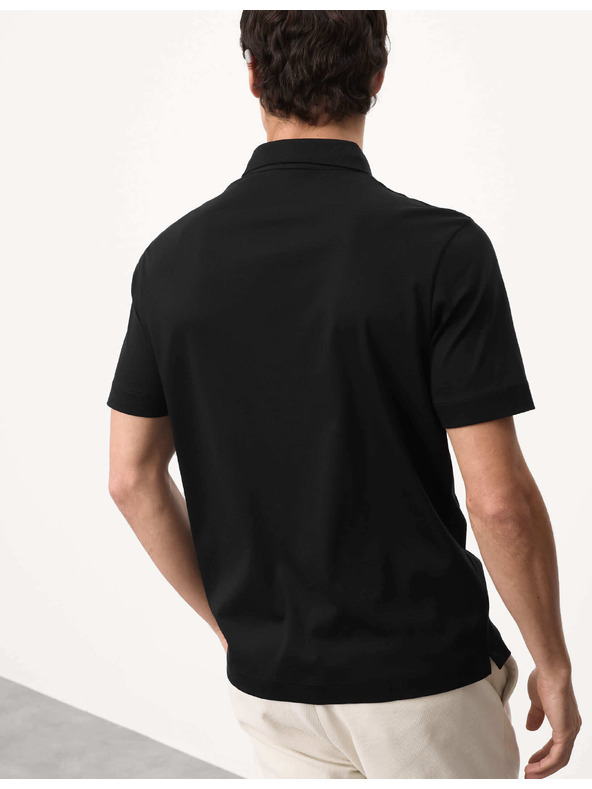 Marks & Spencer Polokošulja iz čistega bombaža Supima® Marks & Spencer črna