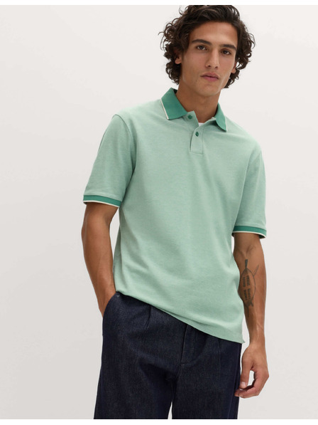 Marks & Spencer Polo majica Pique s poudarjenimi robovi The Ultimate Marks & Spencer zelena