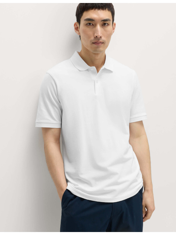 Marks & Spencer Polo majica The Ultimate Pique Marks & Spencer bela