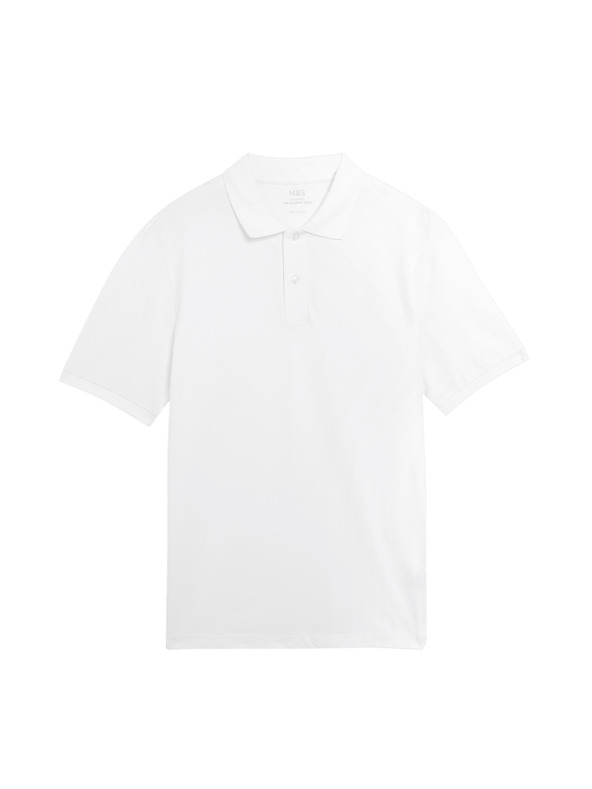 Marks & Spencer Polo majica The Ultimate Pique Marks & Spencer bela