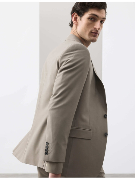 Marks & Spencer Oblekni sako iz mešanice volne, rahlo prilegajoči kroj Marks & Spencer zelena