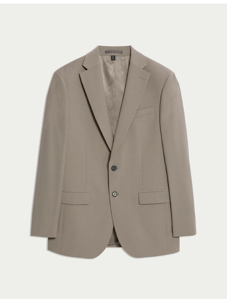 Marks & Spencer Oblekni sako iz mešanice volne, rahlo prilegajoči kroj Marks & Spencer zelena