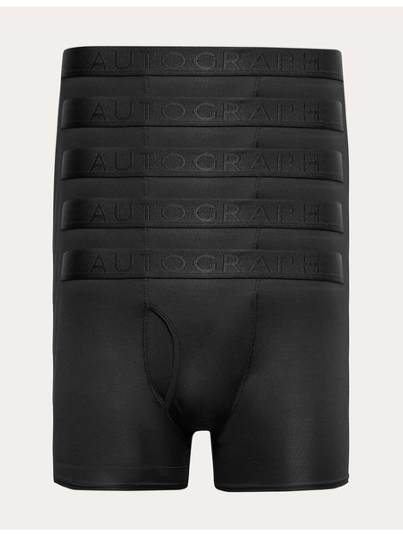 Marks & Spencer Prugasto spodnje perilo Microskin, set 5 kosov Marks & Spencer črna