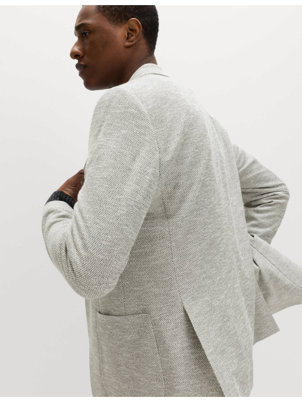 Marks & Spencer Raztegljiv blazer prililegajocega kroja s teksturo Marks & Spencer siva