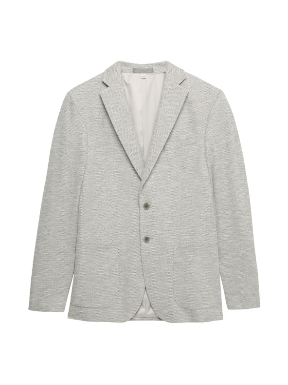 Marks & Spencer Raztegljiv blazer prililegajocega kroja s teksturo Marks & Spencer siva