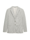 Marks & Spencer Raztegljiv blazer prililegajocega kroja s teksturo Marks & Spencer siva