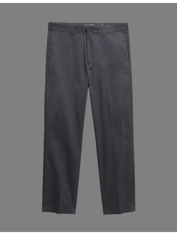 Marks & Spencer Super lahke chino hlače, normalen rez Marks & Spencer siva