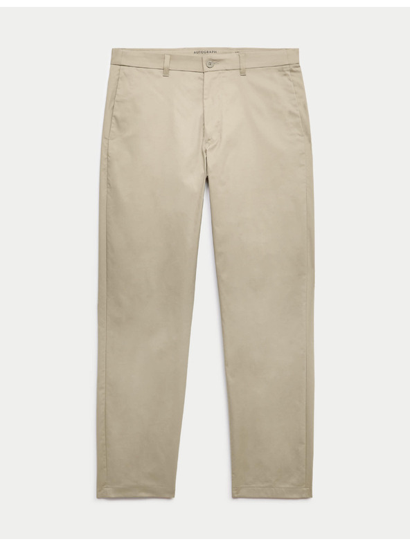 Marks & Spencer Super lahke chino hlače, normalen kroj Marks & Spencer bež