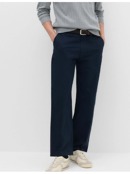 Marks & Spencer Raztegljive chino hlače ohlapnega kroja Marks & Spencer mornarsko modra