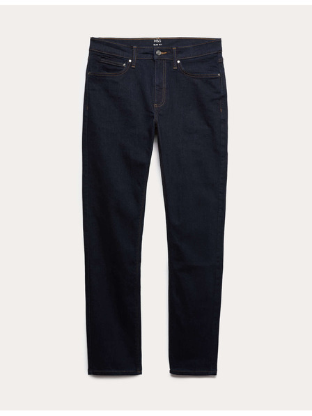 Marks & Spencer Raztegljive hlače chinos Marks & Spencer mornarsko modre barve