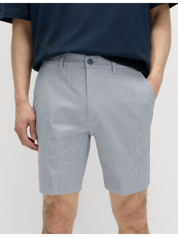 Marks & Spencer Chino kratke hlače z delno raztegljivim pasom Marks & Spencer modra