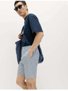 Marks & Spencer Chino kratke hlače z delno raztegljivim pasom Marks & Spencer modra