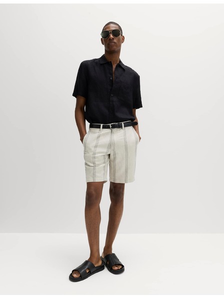 Marks & Spencer Chino kratke hlače, iz lanene zmesi Marks & Spencer bež