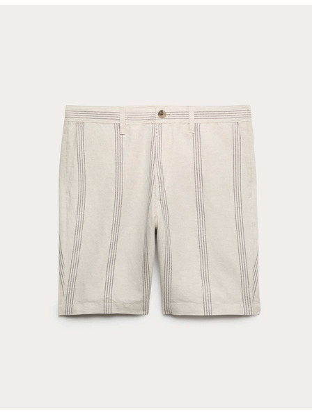 Marks & Spencer Chino kratke hlače, iz lanene zmesi Marks & Spencer bež