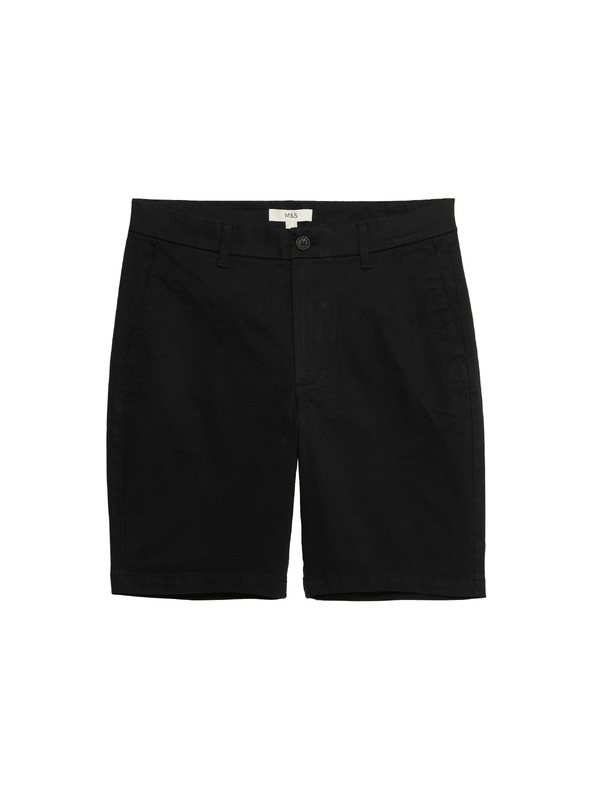 Marks & Spencer Raztegljive chino kratke hlače, normalen kroj Marks & Spencer črna