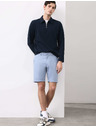 Marks & Spencer Lahke chino kratke hlače navadnega kroja Marks & Spencer modra