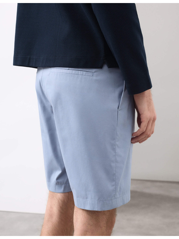 Marks & Spencer Lahke chino kratke hlače navadnega kroja Marks & Spencer modra