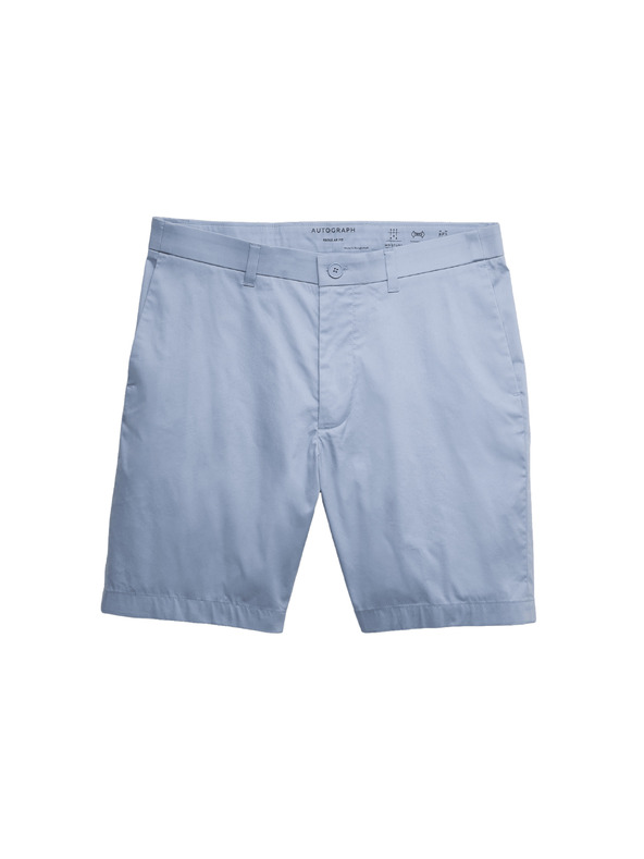 Marks & Spencer Lahke chino kratke hlače navadnega kroja Marks & Spencer modra