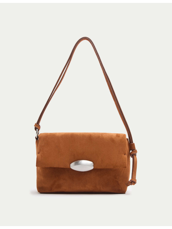 Marks & Spencer Mini torba preko ramena s kovinskimi detajli Marks & Spencer rjava