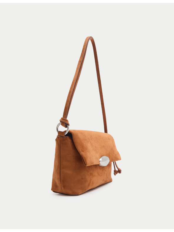 Marks & Spencer Mini torba preko ramena s kovinskimi detajli Marks & Spencer rjava