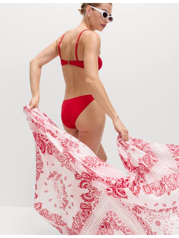 Marks & Spencer Sarong iz čiste bombaže s tiskom Marks & Spencer rdeča