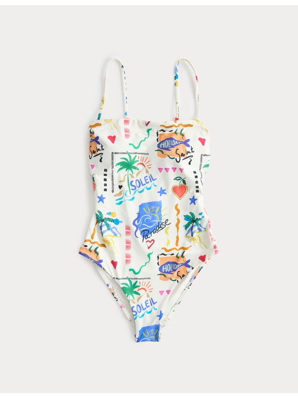 Marks & Spencer Kopalke tipa bandeau s potiskom Marks & Spencer večbarvna