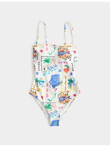 Marks & Spencer Kopalke tipa bandeau s potiskom Marks & Spencer večbarvna