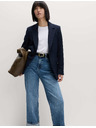 Marks & Spencer Enoredni blazer Marks & Spencer mornarsko modra