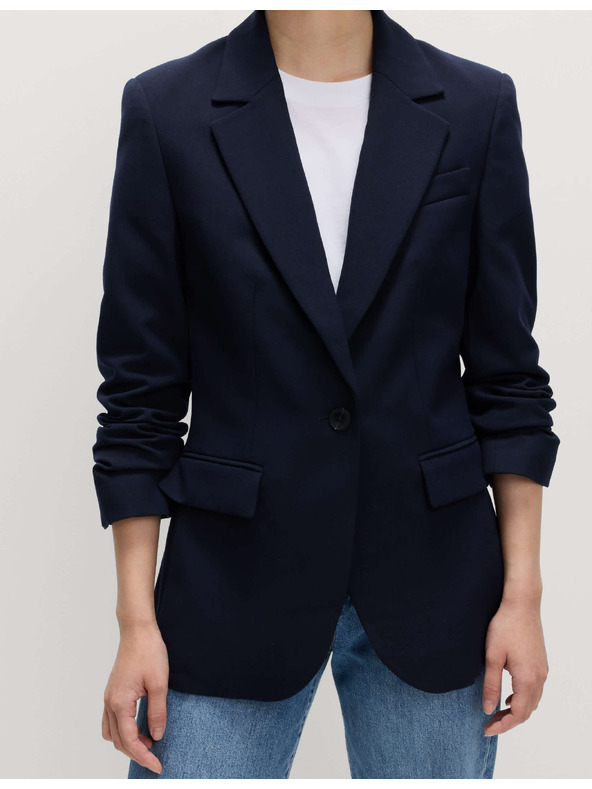 Marks & Spencer Enoredni blazer Marks & Spencer mornarsko modra