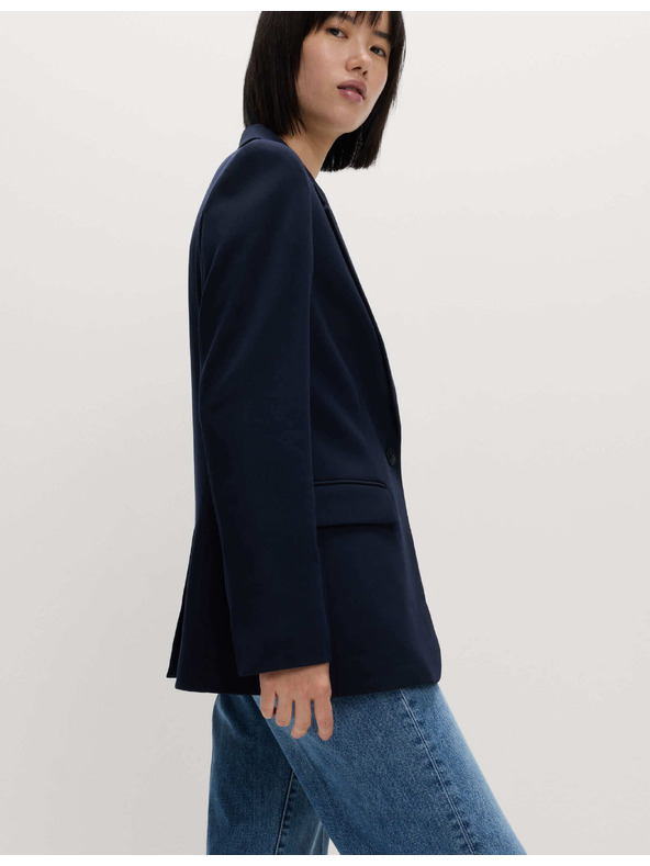 Marks & Spencer Enoredni blazer Marks & Spencer mornarsko modra